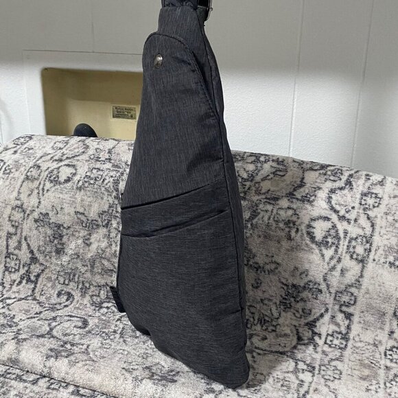 TOLOG Dark Grey Sling Bag Crossbody Backpack - Picture 4 of 7